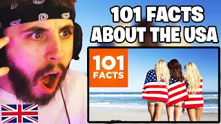 Brit Reacts to 101 Facts About The USA
