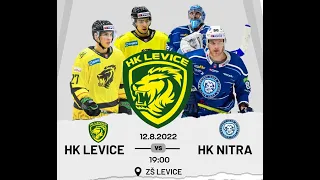 Prípravný zápas: HK Levice - HK Nitra