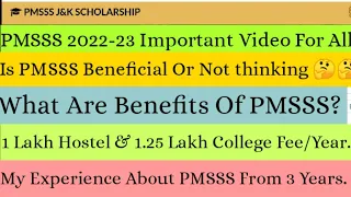 PMSSS 2022 Benefits Of PMSSS