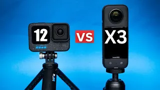 GoPro Hero 12 Black vs Insta360 X3 - Which one is better ???