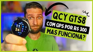 QCY GTS 8: Um relógio com GPS por menos de 300 reais!