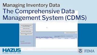 Hazus | The Comprehensive Data Management System (CDMS)