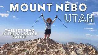 Hiking to Mount Nebo in UTAH