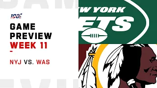New York Jets vs Washington Redskins Week 11 NFL Game Preview