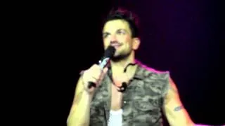 Peter Andre - Speech/Make Her Mine (Leeds, 18th January 2013)