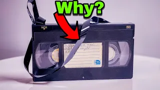 This vhs tape has a secret to tell. And I’m going to find it.