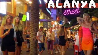 Alanya Street Walk  | July 2022 | Antalya Turkey Holiday Turkey Travel 4k Video Alanya City