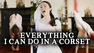 Everything I Can Do in a Corset (For Some Corset Myth Busting!) #Shorts