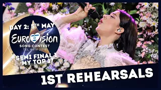 Eurovision 2019 🇮🇱: 1ST REHEARSALS - SEMI-FINAL 1 (MY TOP 17)