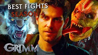 The Best Fight Scenes From Season 4 | Grimm