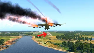 Lockheed C-130 Hercules Aircraft Most Horrible Emergency Landing Ever in | RDS FLIGHT |X-Plane 11