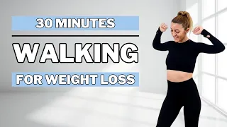 🔥30 MIN TABATA WALKING WORKOUT🔥STEADY STATE CARDIO for WEIGHT LOSS🔥ALL STANDING🔥KNEE FRIENDLY🔥+ABS🔥