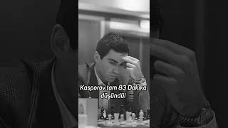 Kasparov Bir Hamle İçin 83 DAKİKA Düşündü!