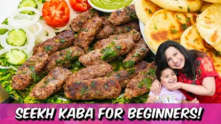 My Recipe for Beginners! No Fail Mini Seekh Kababs Recipe in Urdu Hindi - RKK