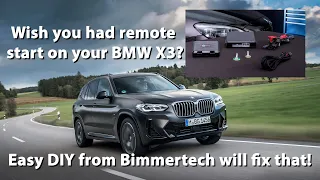 Easily add that remote started you have always wanted - BMW X3 DIY