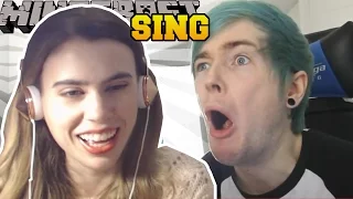 REACTING TO POPULARMMOS & DANTDM SING THEIR INTRO SONG!!!