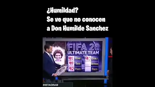 La humildad de Hugo Sánchez