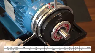 Unitorq-Electromagnetic DC Fail Safe Brake Fitting Video on an Electric Motor.