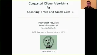Krzysztof Nowicki: Spanning Trees and Small Cuts in Congested Clique