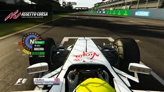 Assetto Corsa F1 2009 Button Onboard Melbourne