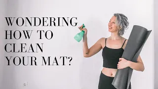 HOW TO CLEAN YOGA MAT | Yoga mat cleaner for the best yoga mats 2021