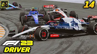 BIG CALL WITH LAWRENCE STROLL. LOGAN WRECKS ME - F1 23 Driver Career Mode: Part 14