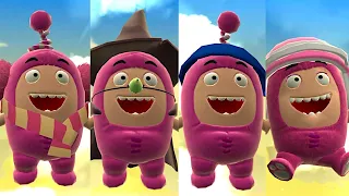 Oddbods Turbo Run - Christmas Newt, Halloween Newt, Pirate Newt & Racing Newt Costumes