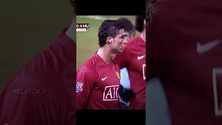 He was so angry in this match 🥶 #cristiano #ronaldo #young #manu #football #edit #fyp #viral