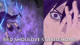 Sasuke Pulled Up Just To GET FOLDED| Sasuke vs 5 Kages