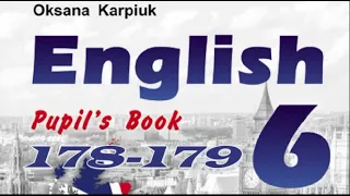 Карпюк 6 Тема 4 Урок 2 Writing Сторінки 178-179 ✔Відеоурок