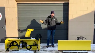 SNOWBLOWER VS SNOW PLOW? THE BEST SOLUTION FOR YOUR TRACTOR!