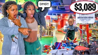 BUYING EVERY THING OUR 2 YEAR OLD BABY NEPHEW TOUCHES!! 💰 | VLOGMAS DAY 19