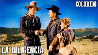 La diligencia | COLOREADO | JOHN WAYNE | Aventura | Película del Oeste en español