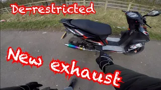 *AJS Firefox* New exhaust and derestricted