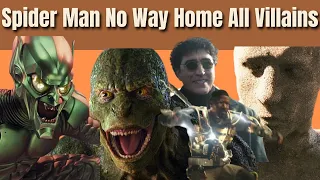 Spider Man No Way Home All Villains | All Villains Names | All 6 Villains | #allmovies