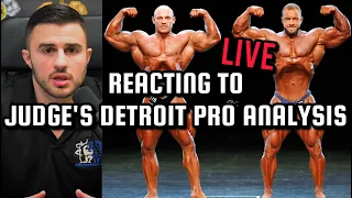 LIVE REACTION: Judge's Analysis Of Detroit Pro | REACTIONS