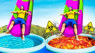 DON'T CHOOSE The WRONG WATERSLIDE in GTA 5!