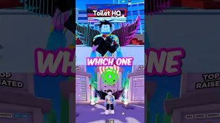 Free Robux or Legendary in Toilet Tower Defense on Roblox! #shorts #roblox