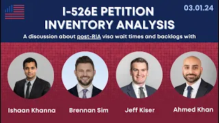 Webinar: November 2023 I-526E Inventory data for Visa Backlog Assessment (Post RIA investors) EB-5