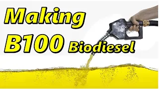 Making a batch of Biodiesel from used Canola oil - HOW TO MAKE BIO-DIESEL!