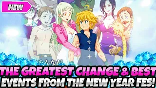 *THE GREATEST CHANGES & BEST EVENTS* IN THE NEW YEAR FESTIVAL YOU MAY HAVE MISSED (7DS Grand Cross)