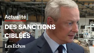 Bruno Le Maire confirme "des sanctions appropriées et ciblées" contre la Russie