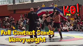 Hung Kuen Sanda Heavyweight fights; KO and Full finale Fight