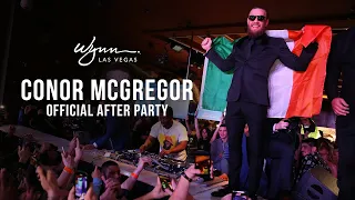 CONOR MCGREGOR officially after party at Wynn Las Vegas