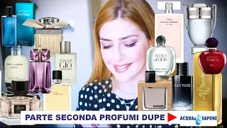 PROFUMI dupes ACQUA E SAPONE parte 2 ! copie profumi DUPE di marca uomo e donna - profumi famosi