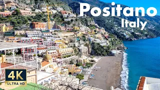 Positano Italy 🇮🇹 4K Walking Tour Amalfi Coast March 2022