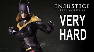 Injustice Gods Among Us - Batgirl Classic Battles (VERY HARD) NO MATCHES LOST