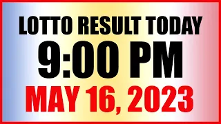 Lotto Result Today 9pm Draw May 16, 2023 Swertres Ez2 Pcso