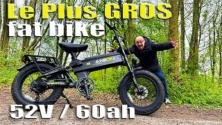 Le plus gros fat Bike du moment ! l'impressionnant Aniioki A8 Pro Max 52V 60ah