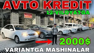 AVTO KREDIT 2024.VARIANTGA MASHINALAR KELDI..